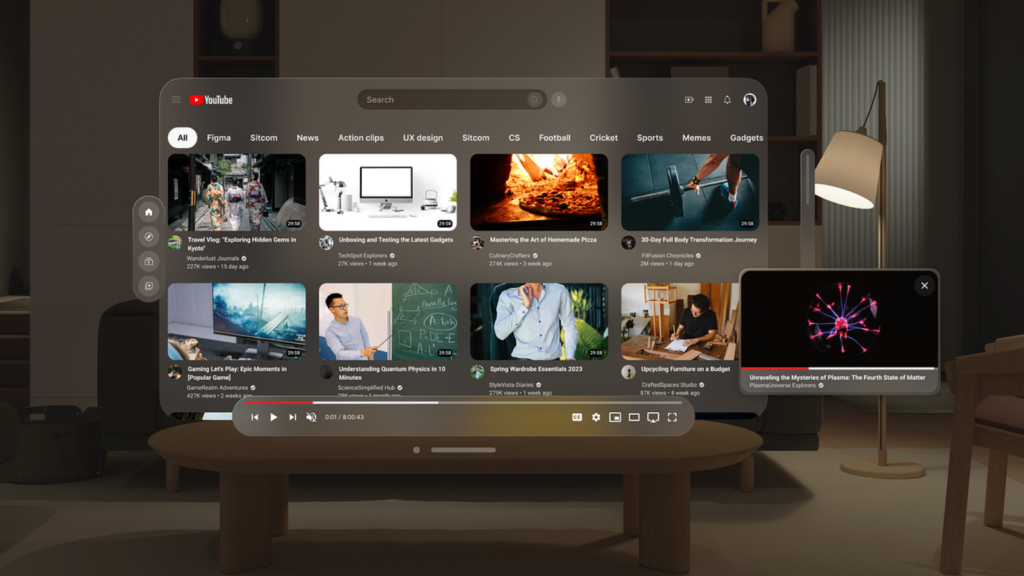 Apple Vision Pro watch movies